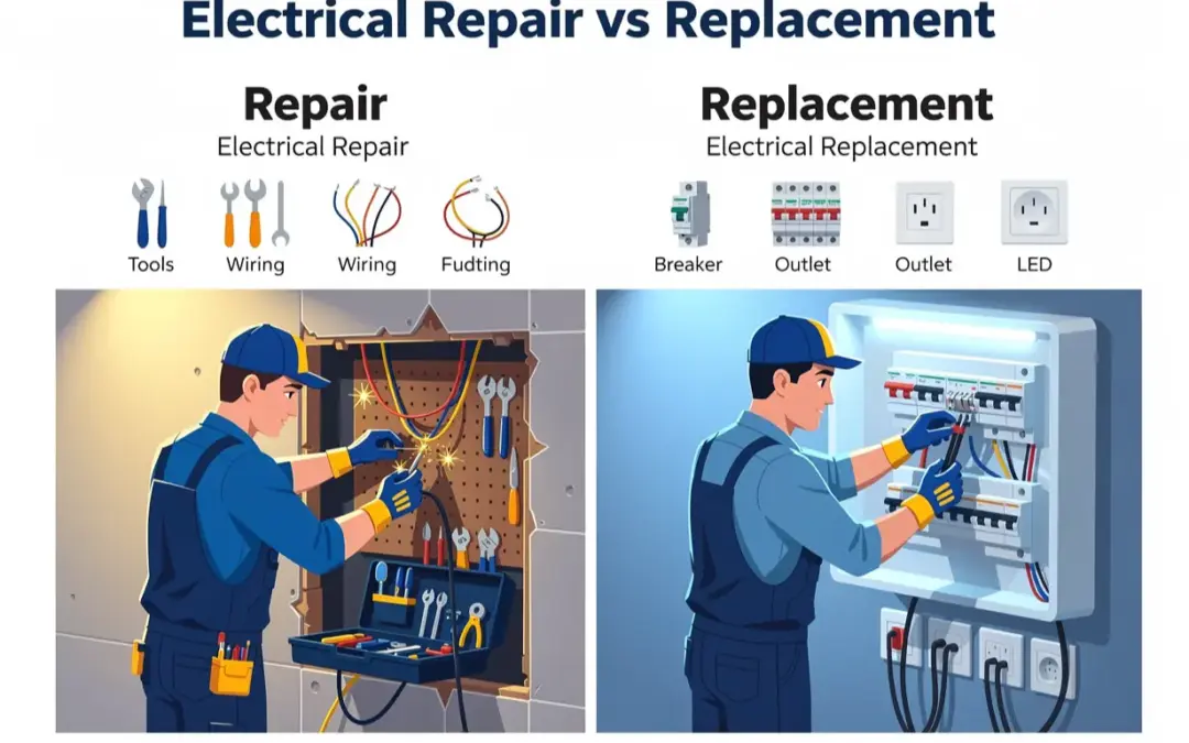 Electrical Repair vs Replacement: What’s More Cost-Effective?